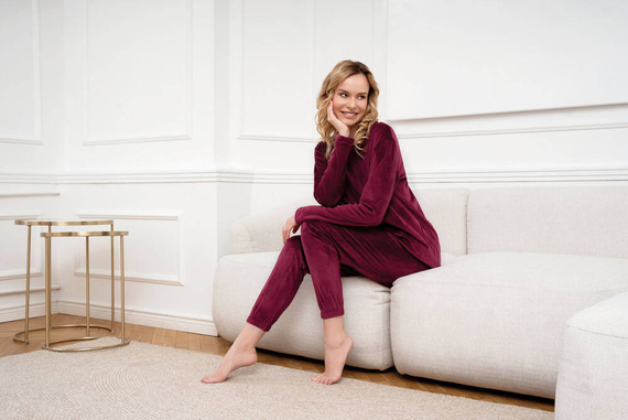 Дамски комплект Akara Italian Fashion - бордо 