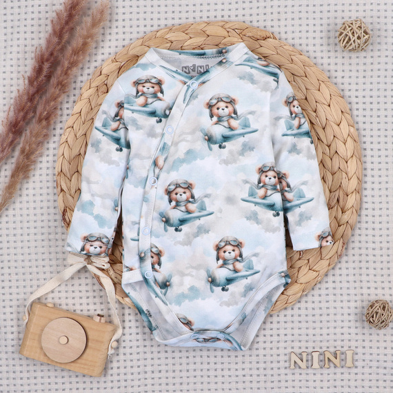 NINI ABK-0059/PIL бебешки комплект 4 части Baby Bear Pilot
