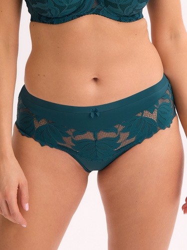 GFP 1134 Дамски бикини Keto Gaia – зелени, класически с дантела