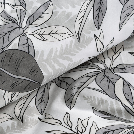 Спално бельо Cassie Design 91 с цветя двулицево меко с цип