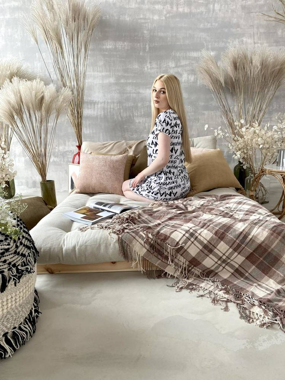 645 Amazing Forex нощница - бяло-зелена