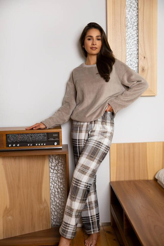 Пижама Milou II , дамски спортен екип Sensis - бежов