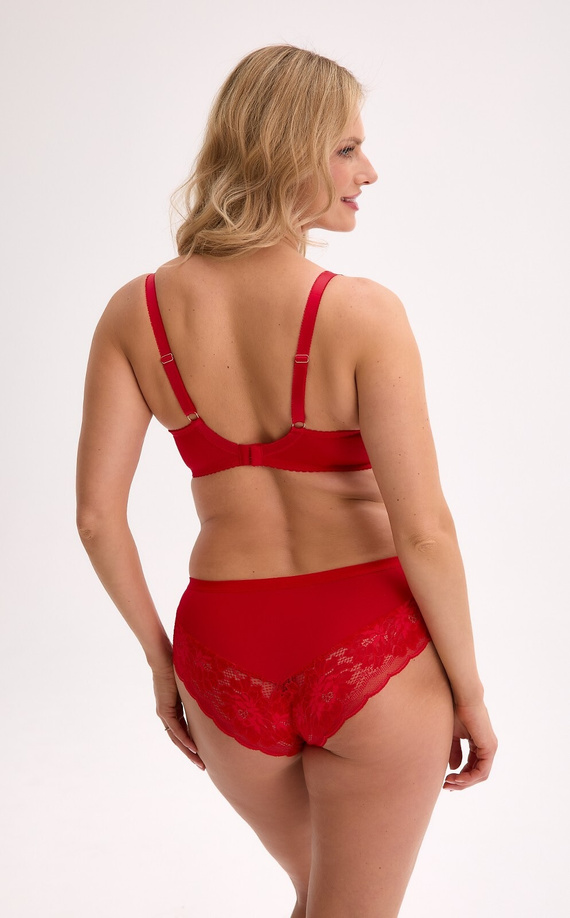 Дамски бикини Gaia GFP 1324 Yasmine turquoise - класически, от микрофибър и бродирана мрежа