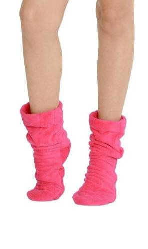 553/554 Wellsoft Гладки чорапи за сън De Lafense - розови