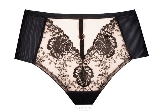 Дамски боксерки Saskia Уникални черно-бежови