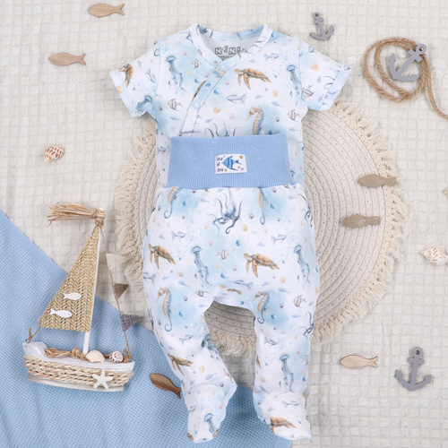 ABN-5443 Боди с къс ръкав Sea Of Joy Nini – органичен памук, за бебета