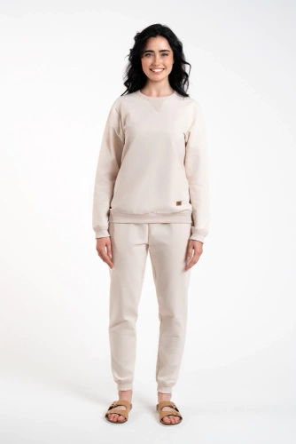 Panama Комплект анцуг Италианска мода - бежов