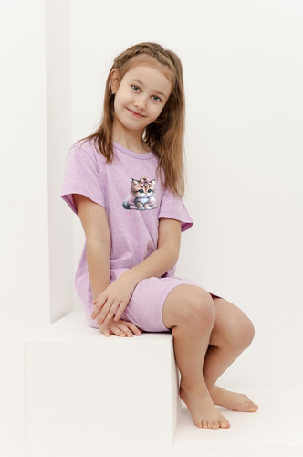 3383 Риза за момиче Jemma Таро-лилаво