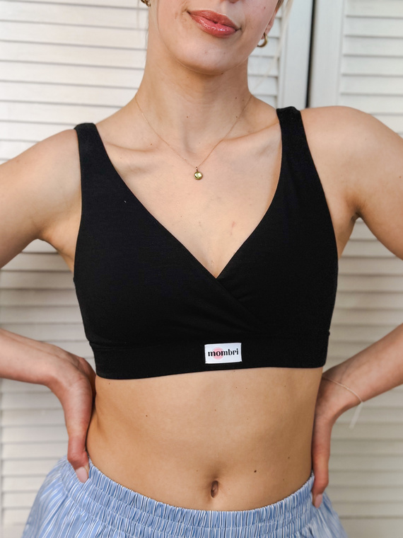 Milk&Love Mombri Klasyk непромокаем сутиен за кърмене black