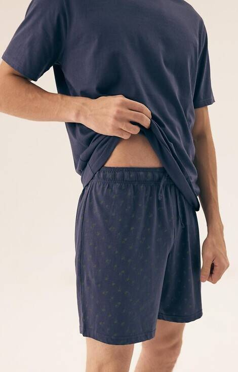 42601 Мъжка пижама Shore Core Henderson - стоманено синя