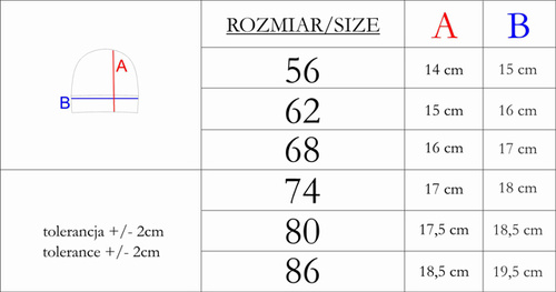 214054 Бебешка шапка Muki Nicol
