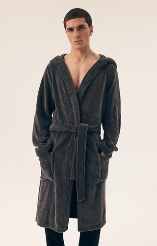 43012 Мъжки халат с качулка Mild Henderson – топъл и мек