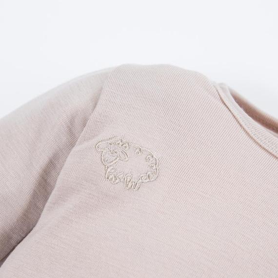 Мериносово боди от мериносова вълна Eevi - бежово