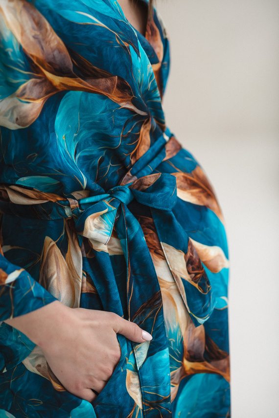 Milk&Love бамбуков халат за бременни Marmaid  100% вискоза