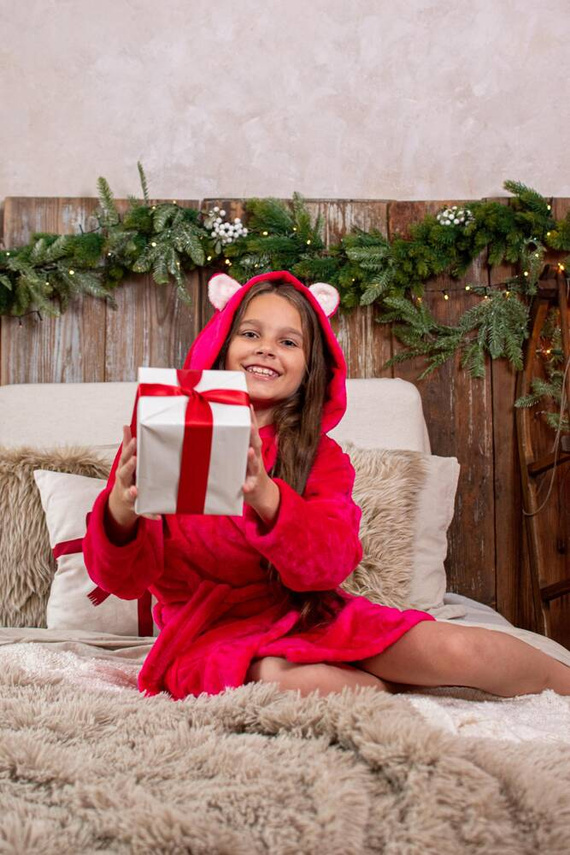 730 Детски халат Serena Forex - малина