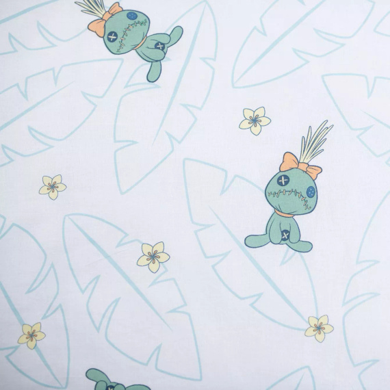 Jerry Fabrics Памучно спално бельо Lilo & Stitch Tropical Hugs 100x135 40x60