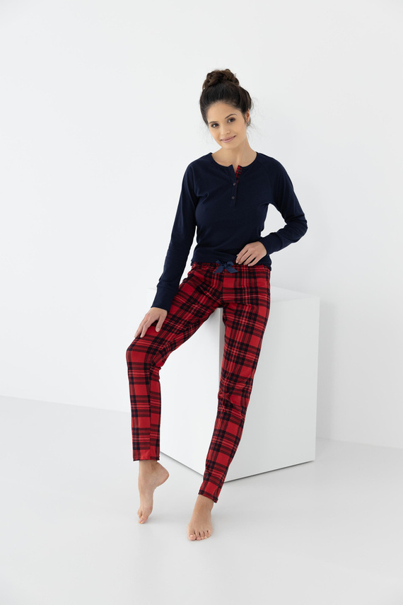 Дамска пижама Yvette Sensis - тъмносиня