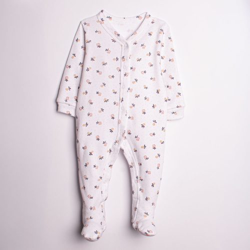 220031 Бебешки гащеризон Nicol памук 100% цветя с крачета