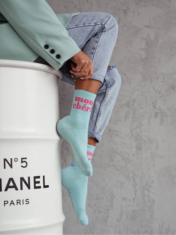 0200-150 Дамски чорапи Mon Cheri Милена - сини