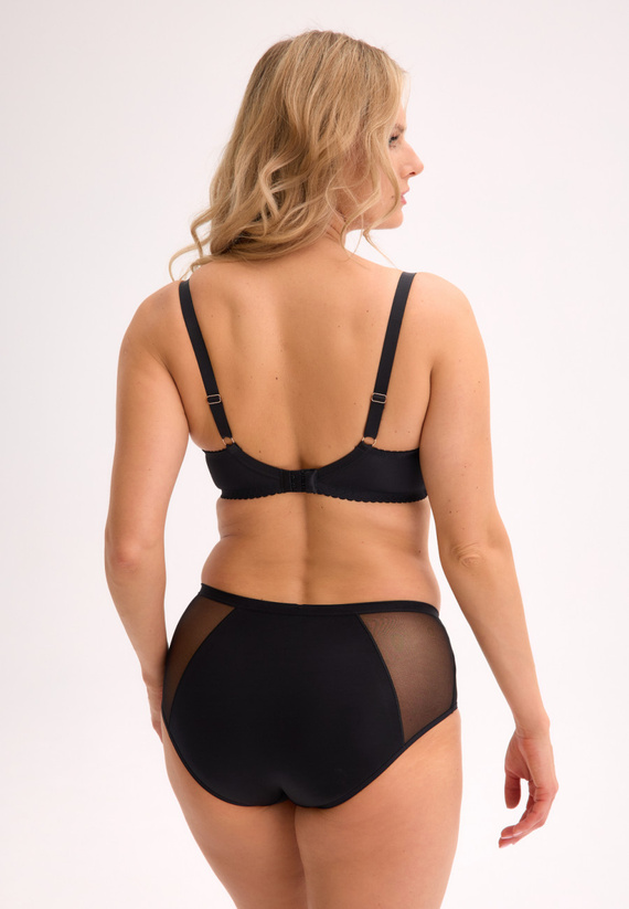 Полуомекотен сутиен Semi-Soft Beatrix BS 048 Gaia – черен, стабилен