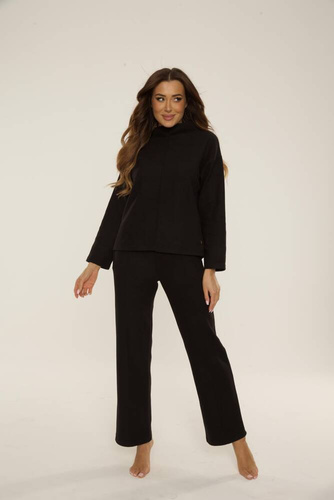 808 Дамски спортен костюм Maple forex - черен