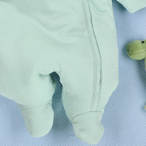 ABN-5578 Dino Explorer Изолиран бебешки гащеризон, изработен от органичен памук от Nini – екологичен и безопасен