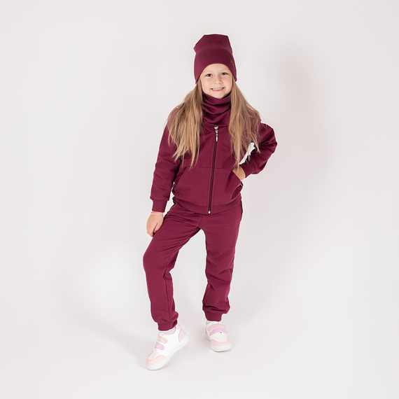 217272 Суичър Alisa Nicol – памук, бордо