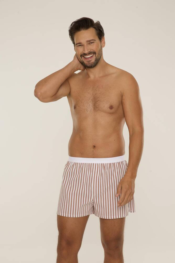 826 Taylor Мъжки боксерки De Lafense - кафяви