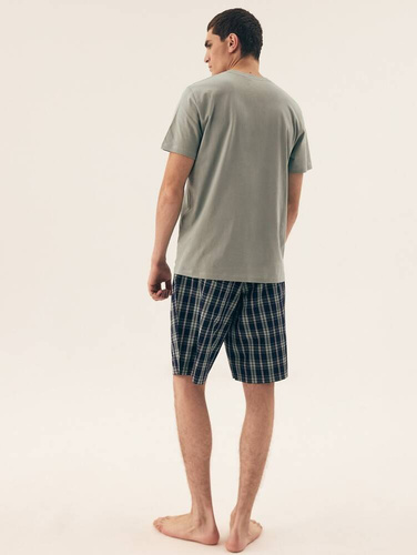 42617 Мъжка пижама Dexter Premium Henderson - маслина