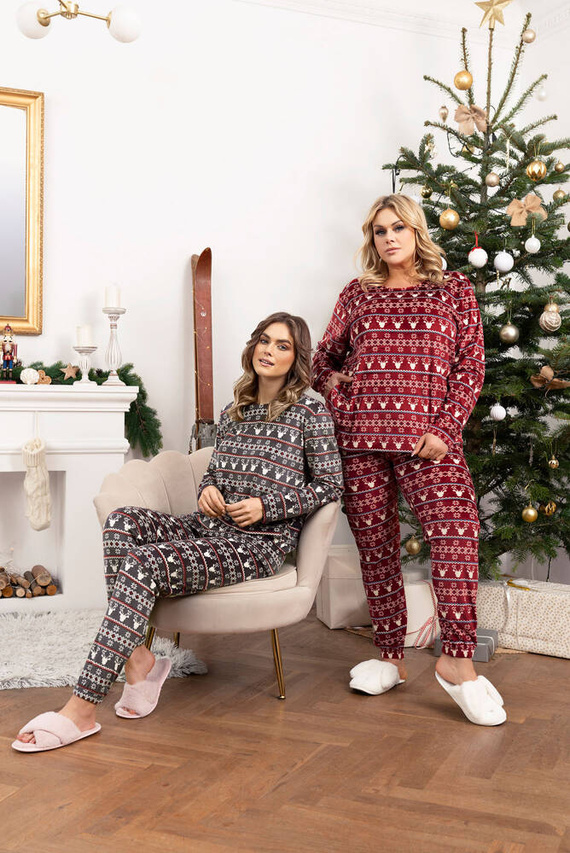 Iceland Fleece дамски комплект Italian Fashion - графитен печат