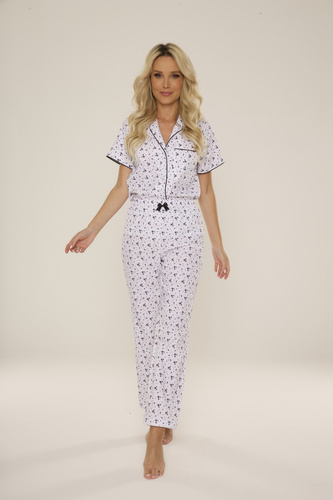 802 Shelby Дамска пижама De Lafense - връзка