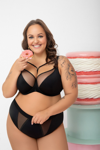 Gorsenia F005 Marisa – високи плътни бикини от микрофибър