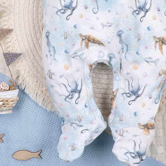 ABN-5449 Спален костюм Sea Of Joy Nini – органичен памук, удобно закопчаване