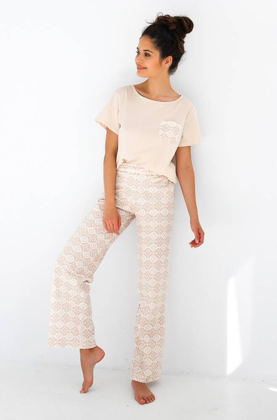 Дамска пижама Genesis Sensis - светло бежова