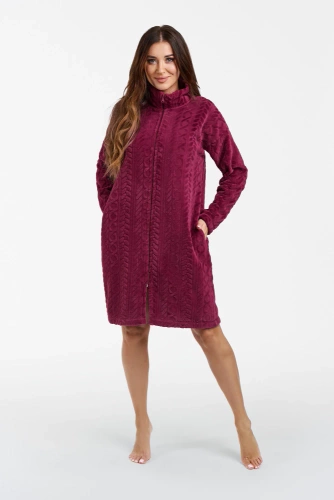Дамски халат Rena Италианска мода - бордо
