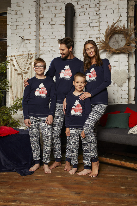 Arktyka Детска пижама Италианска мода - тъмно синьо