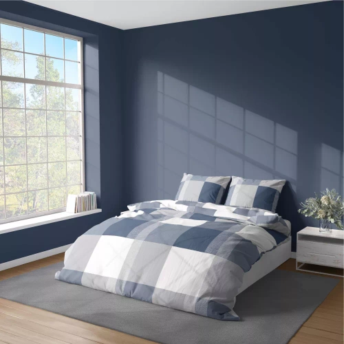 5038 A Спално бельо от микрофибър Detexpol синьо