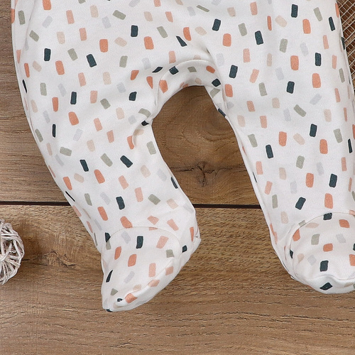 ABN-5331/KRE Спален костюм Nini от органичен памук, кремав