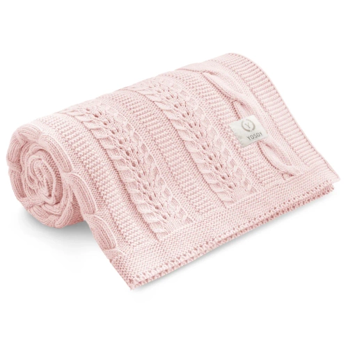 Бамбуково одеяло Dreamy Yosoy, светло пудрово розово – меко, дишащо, безопасно за деца