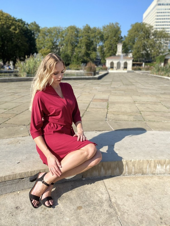 871 Visa Дамски халат Forex - бордо