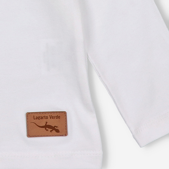 KAR-3008 Блуза с дълъг ръкав Lagarto Verde ecru за момичета – стилна, памучна, полско производство