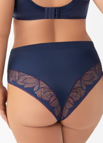 K 971 Astrid Дамски бикини Gorsenia - тъмно синьо, дантела и тюл