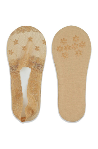 SN051 Дамски балеринки Noviti - тъмно бежови