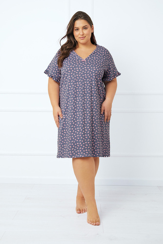 Lotte дамска риза с къс ръкав Италианска мода - принт