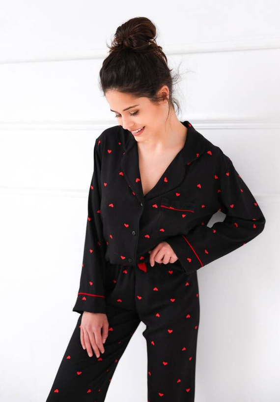 Дамска пижама Rolling In Love Sensis - черна