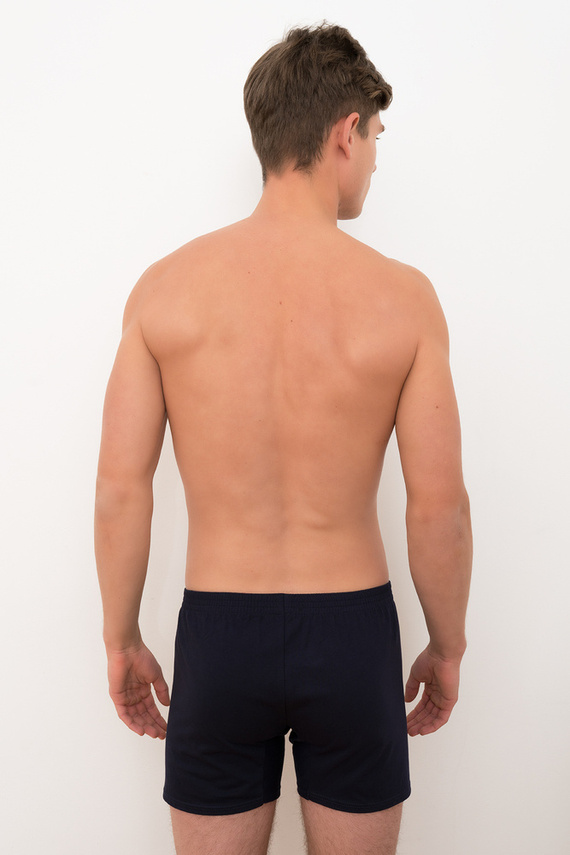 Мъжки боксерки Baster Италианска мода - тъмно синьо