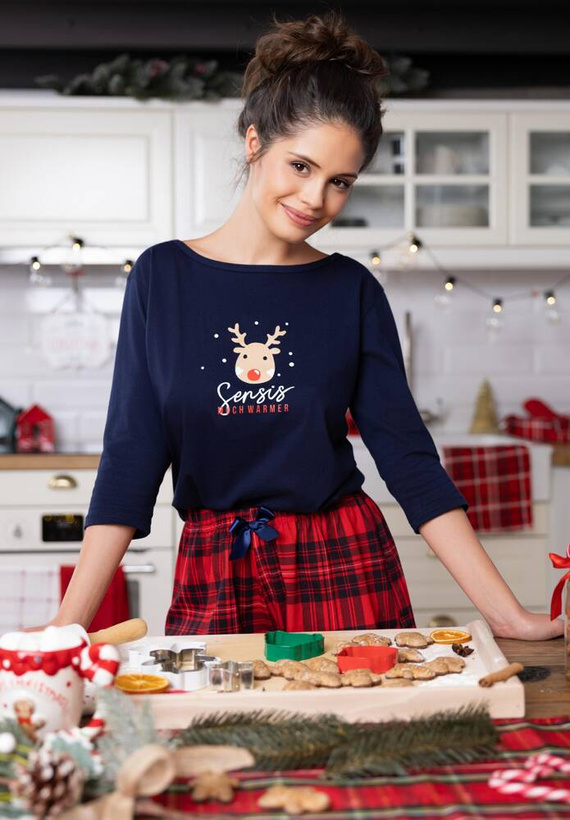 Дамска пижама Myrtle Sensis - тъмносиня