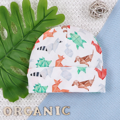 ABN-5398 Fun Origami Czapka z bawełny organicznej Nini druk