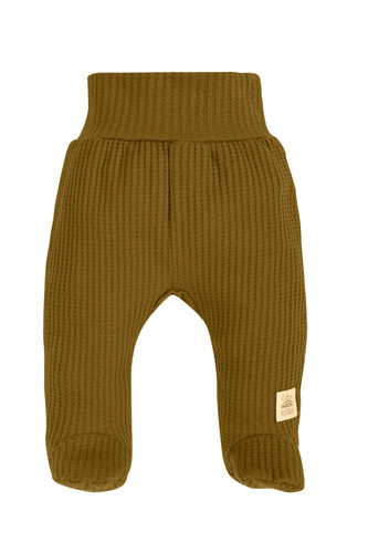 08249GB Бебешки спален костюм "Natural Waffel" Makoma златисто кафяв