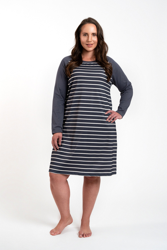 Нощница Oda Италианска мода - графитен принт